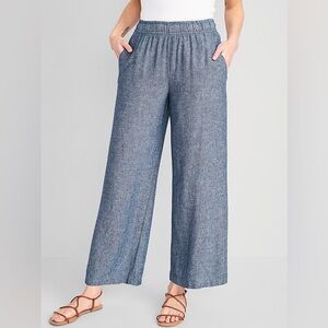 Old Navy Blue Ankle Cropped Pants